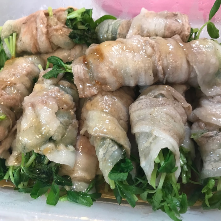 レンジひとつで簡単夕飯 中華風豆苗の豚巻き レシピ 作り方 By ゆずジャムおばさん 楽天レシピ レンジひとつで簡単夕飯 中華風豆苗の豚巻き レシピ 作り方 By ゆずジャムおばさん 楽天レシピ
